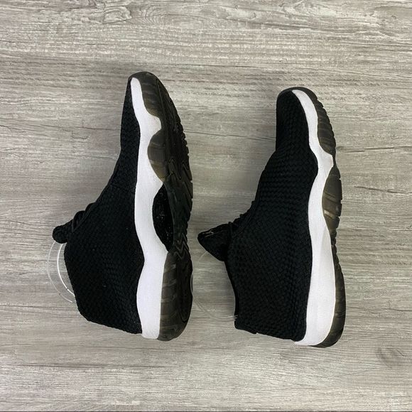 Nike Air Jordan Future OREO 656503 010 Black White Gold Wooven Mesh XI 11 8 - Picture 4 of 8